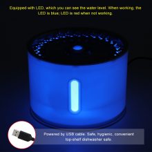 2.4L Automatische Haustier Katze Wasser Brunnen mit LED Elektrische USB Hund Katze Pet Stumm Trinker Feeder Bowl Pet Trinken Brunnen spender 2.4L Automatische Haustier Katze Wasser Brunnen mit LED Elektrische USB Hund Katze Pet Stumm Trinker Feeder Bowl Pet Trinken Brunnen spender