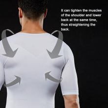 Men Gynecomastia Corsets Slimming Boobs Body Shaper Compression T-shirt Abdomen Control Big Belly Reducer Posture Corrector DSM Men Gynecomastia Corsets Slimming Boobs Body Shaper Compression T-shirt Abdomen Control Big Belly Reducer Posture Corrector DSM