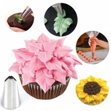 Russische Tulip Zuckerglasur-friedliche Tipps Düsen Edelstahl Blume Creme Gebäck Blatt Tipps Düsen Tasche Cupcake Kuchen Dekorieren Werkzeuge Russische Tulip Zuckerglasur-friedliche Tipps Düsen Edelstahl Blume Creme Gebäck Blatt Tipps Düsen Tasche Cupcake Kuchen Dekorieren Werkzeuge